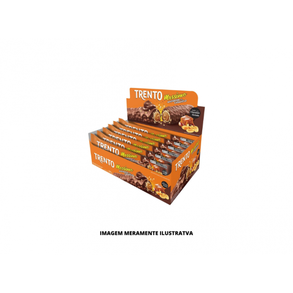 CHOCOLATE - TRENTO MASSIMO - 25g AMENDOIM CARAMELO - DP15